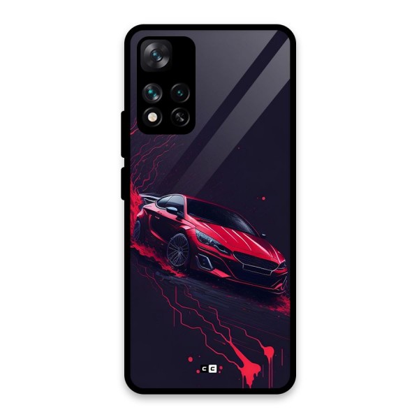 Stunning Car Glass Back Case for Xiaomi 11i 5G