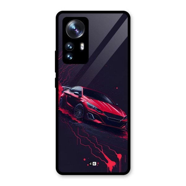 Stunning Car Glass Back Case for Xiaomi 12 Pro