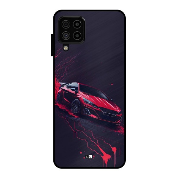 Stunning Car Metal Back Case for Galaxy A22 4G