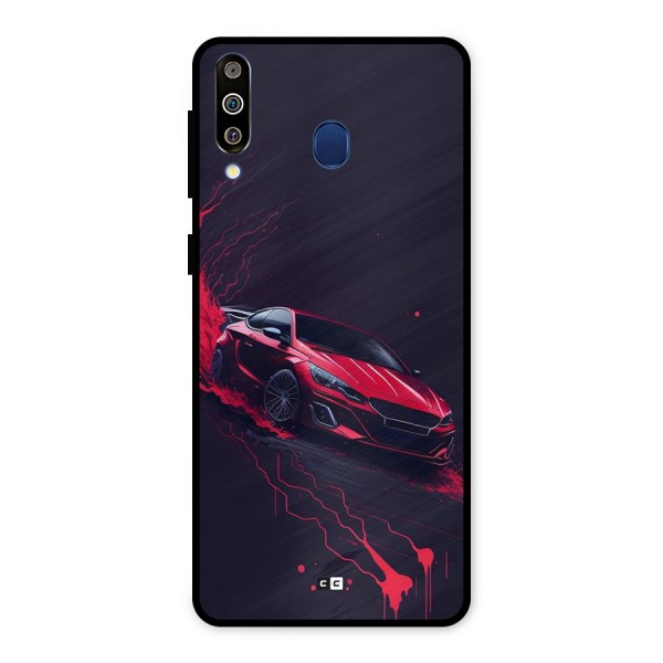 Stunning Car Metal Back Case for Galaxy M30