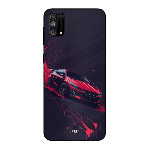 Stunning Car Metal Back Case for Galaxy M31