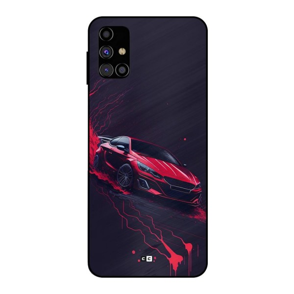 Stunning Car Metal Back Case for Galaxy M31s