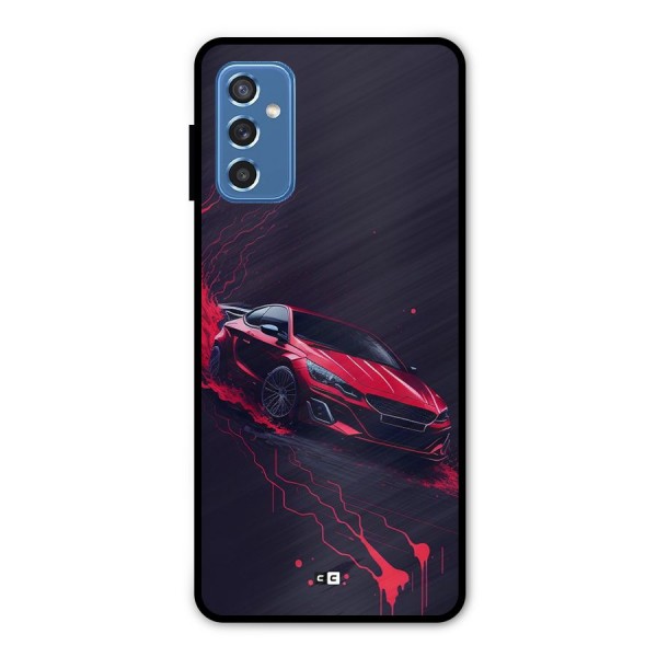 Stunning Car Metal Back Case for Galaxy M52 5G