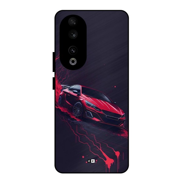 Stunning Car Metal Back Case for Honor 90