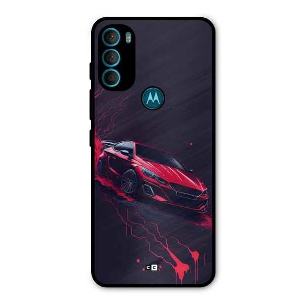 Stunning Car Metal Back Case for Moto G71 5G