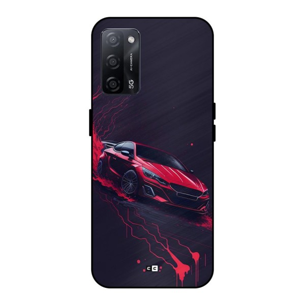 Stunning Car Metal Back Case for Oppo A53s 5G