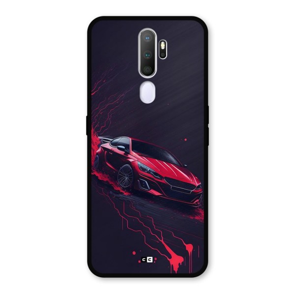 Stunning Car Metal Back Case for Oppo A5 (2020)