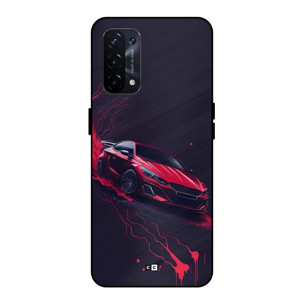 Stunning Car Metal Back Case for Oppo A74 5G