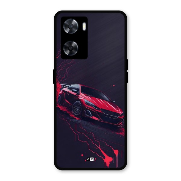 Stunning Car Metal Back Case for Oppo A77s