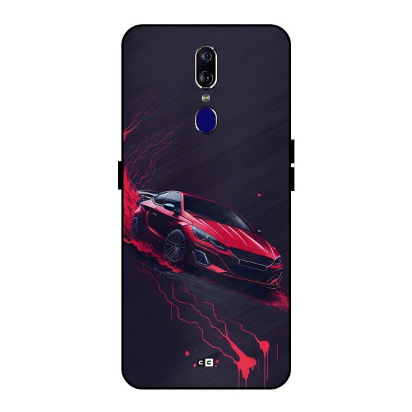 Stunning Car Metal Back Case for Oppo F11