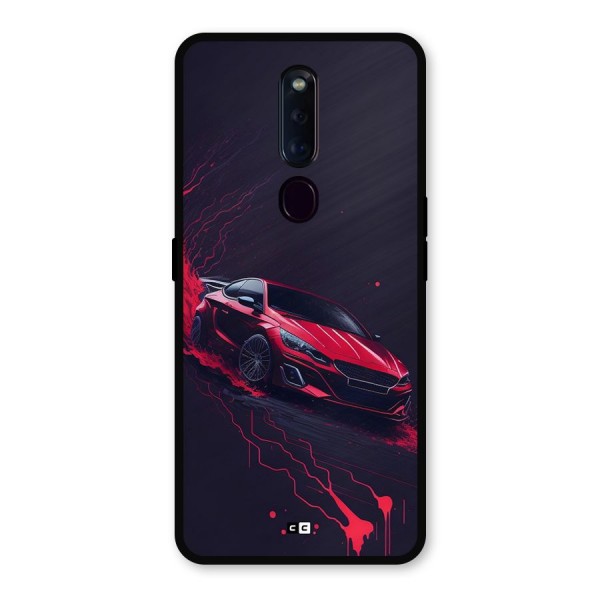 Stunning Car Metal Back Case for Oppo F11 Pro