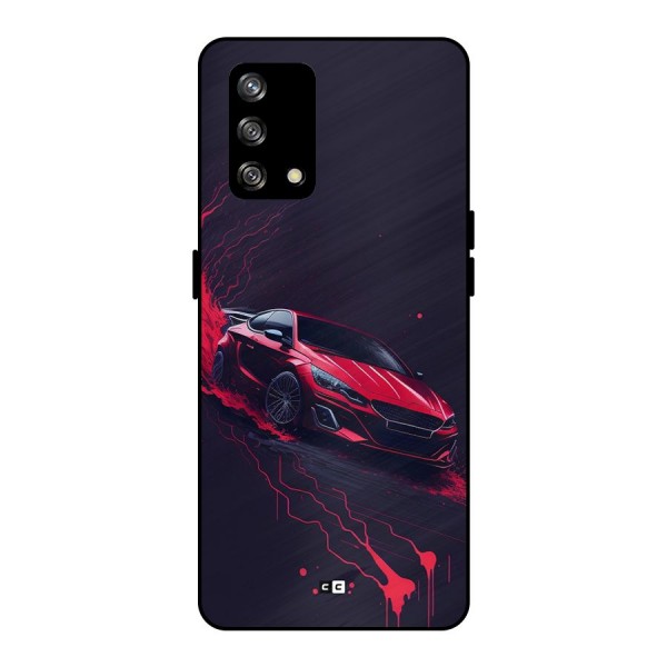 Stunning Car Metal Back Case for Oppo F19s