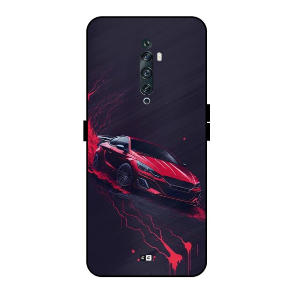 Stunning Car Metal Back Case for Oppo Reno2 F