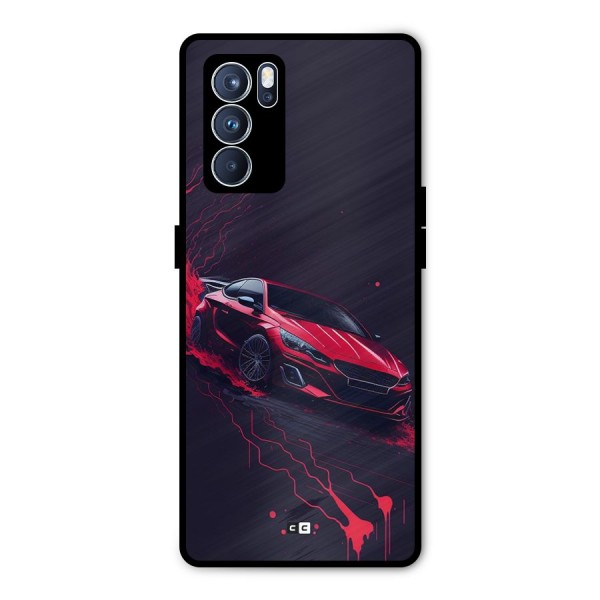 Stunning Car Metal Back Case for Oppo Reno6 Pro 5G