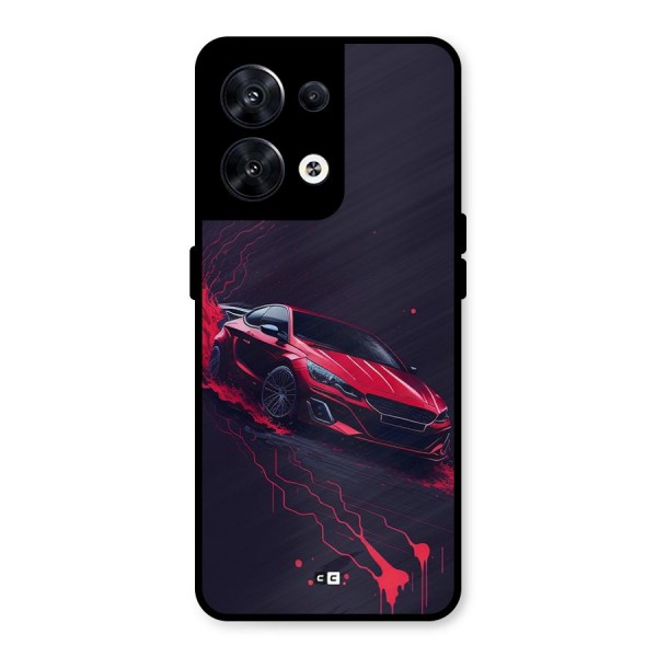 Stunning Car Metal Back Case for Oppo Reno8 5G