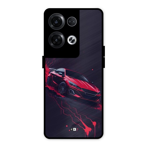 Stunning Car Metal Back Case for Oppo Reno8 Pro 5G