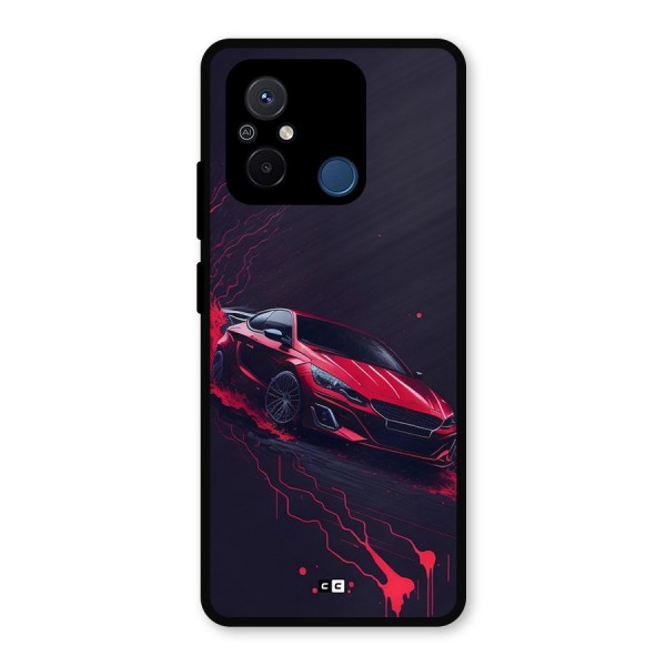 Stunning Car Metal Back Case for Poco C55