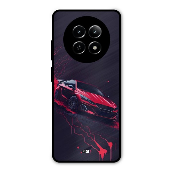 Stunning Car Metal Back Case for Realme 12 5G