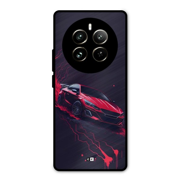 Stunning Car Metal Back Case for Realme 12 Pro