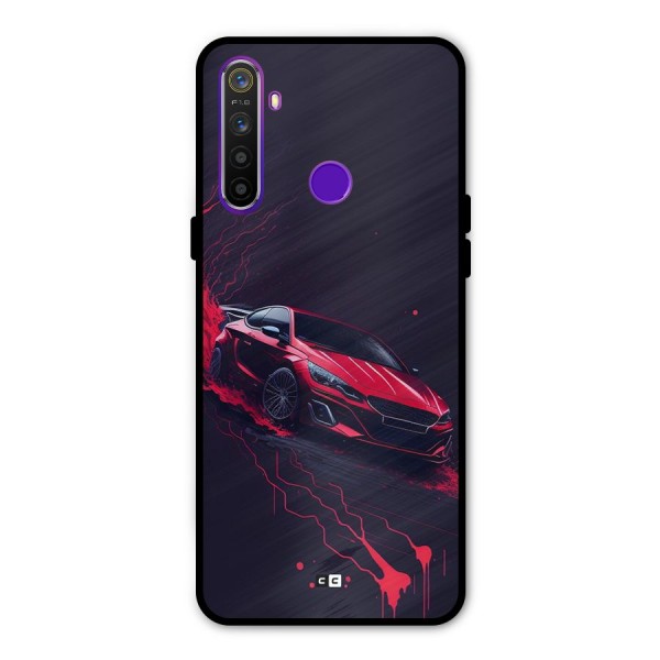 Stunning Car Metal Back Case for Realme 5