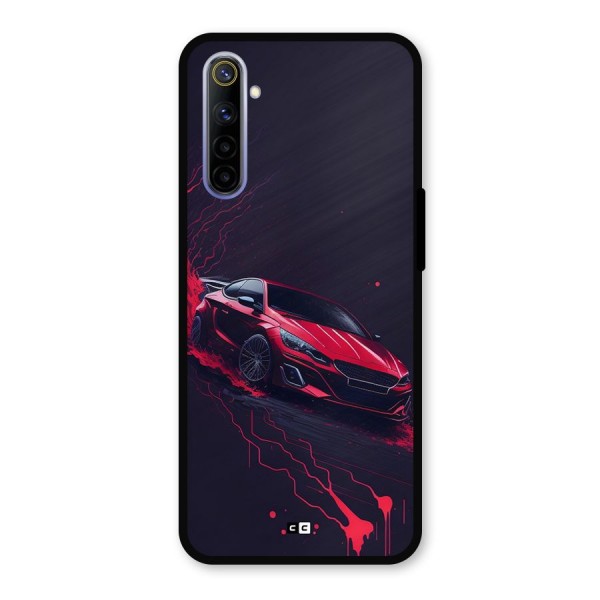 Stunning Car Metal Back Case for Realme 6