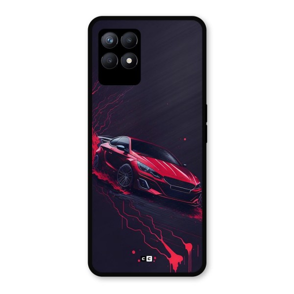 Stunning Car Metal Back Case for Realme 8i