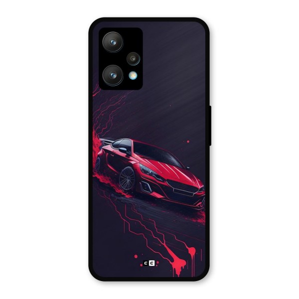 Stunning Car Metal Back Case for Realme 9