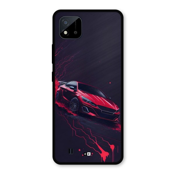 Stunning Car Metal Back Case for Realme C11 2021