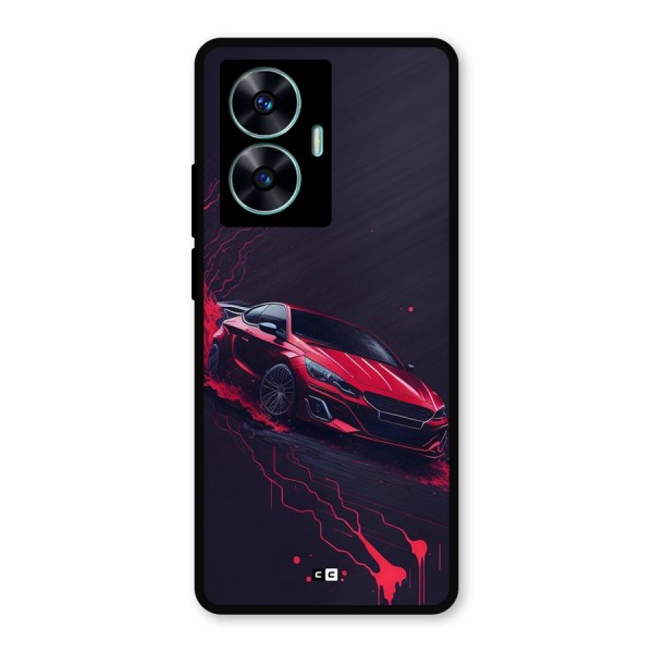 Stunning Car Metal Back Case for Realme C55