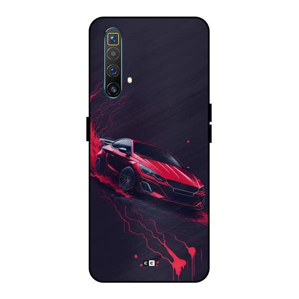 Stunning Car Metal Back Case for Realme X3