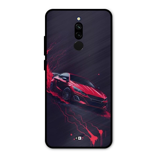 Stunning Car Metal Back Case for Redmi 8