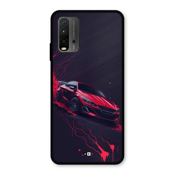 Stunning Car Metal Back Case for Redmi 9 Power