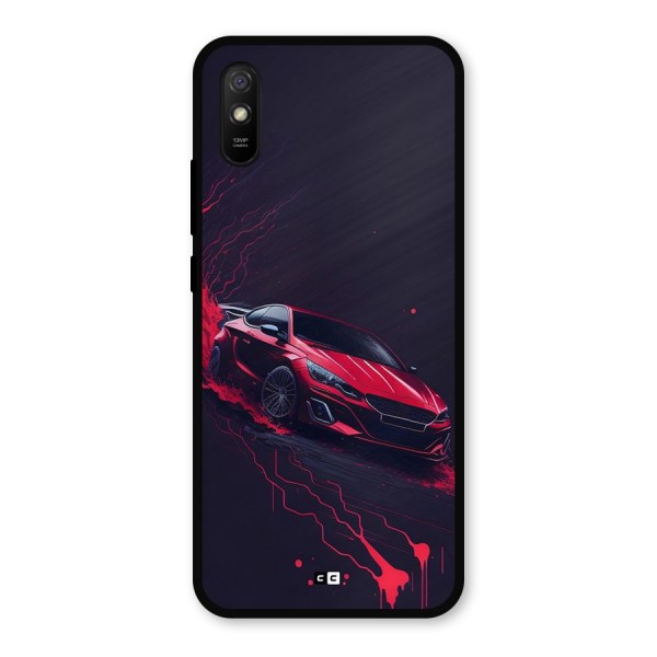 Stunning Car Metal Back Case for Redmi 9a