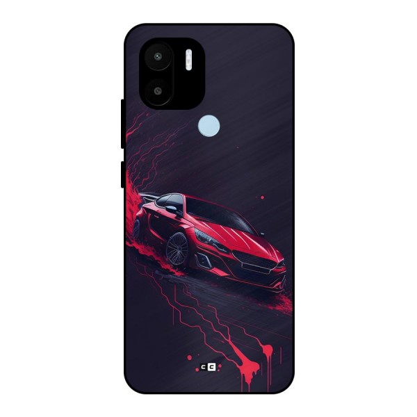 Stunning Car Metal Back Case for Redmi A1 Plus