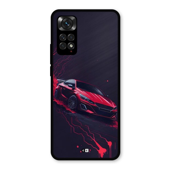 Stunning Car Metal Back Case for Redmi Note 11