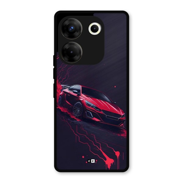 Stunning Car Metal Back Case for Tecno Camon 20 Pro