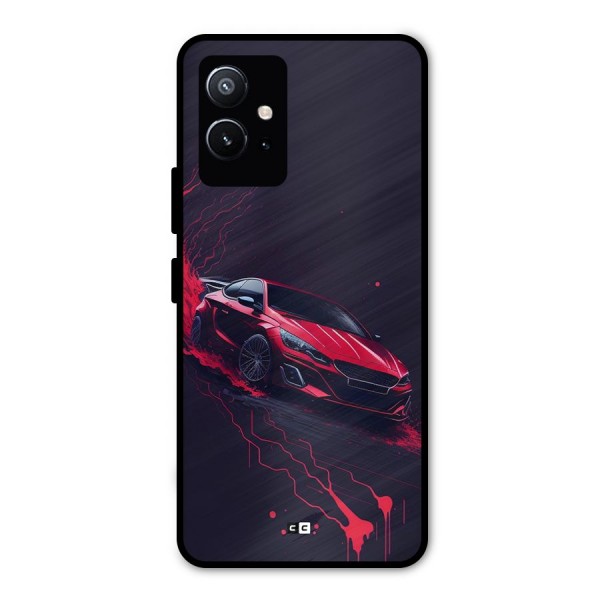 Stunning Car Metal Back Case for Vivo T1 5G