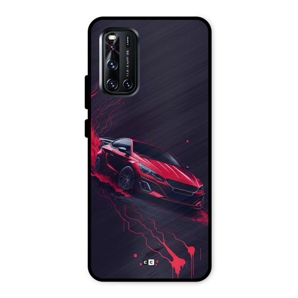 Stunning Car Metal Back Case for Vivo V19