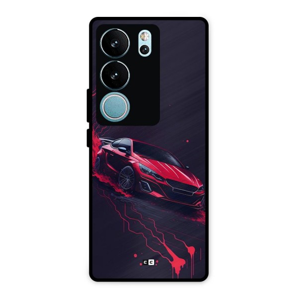 Stunning Car Metal Back Case for Vivo V29 Pro