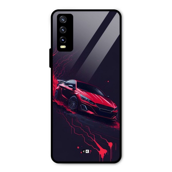 Stunning Car Metal Back Case for Vivo Y20 2021