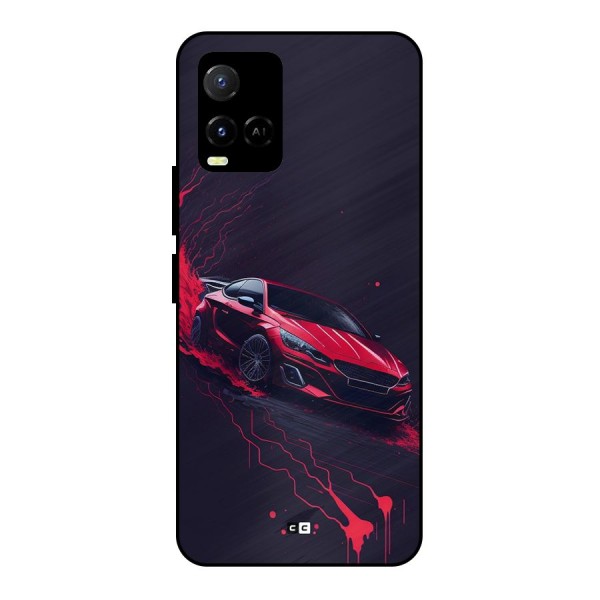 Stunning Car Metal Back Case for Vivo Y21