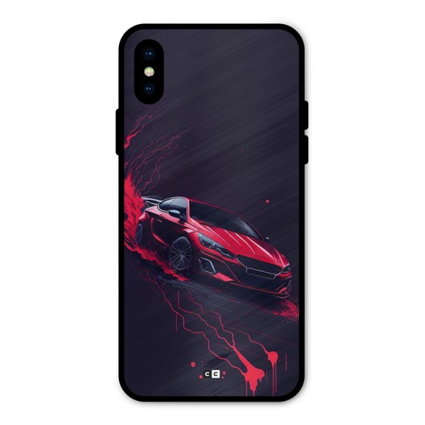 Stunning Car Metal Back Case for iPhone XS