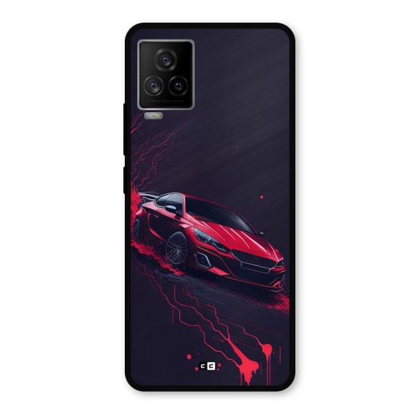 Stunning Car Metal Back Case for iQOO 7 Legend 5G