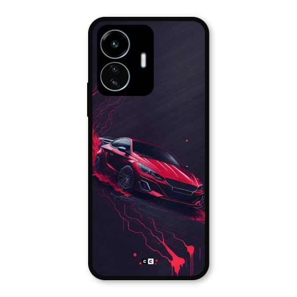 Stunning Car Metal Back Case for vivo iQOO Z6 Lite 5G