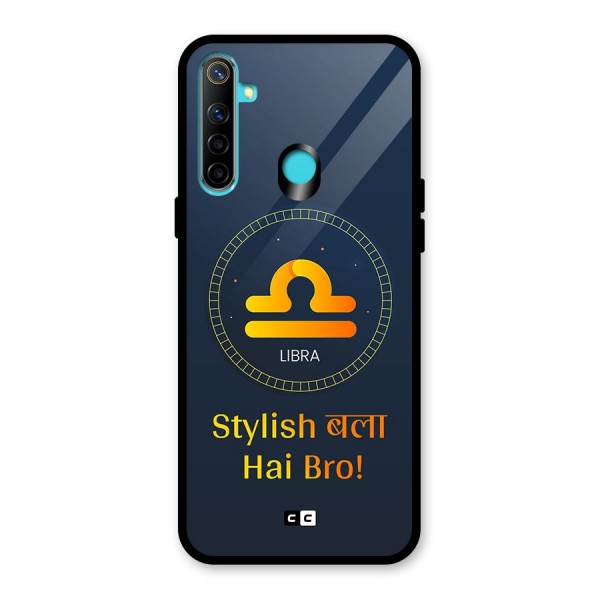 Stylish Libra Glass Back Case for Realme 5