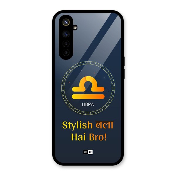 Stylish Libra Glass Back Case for Realme 6