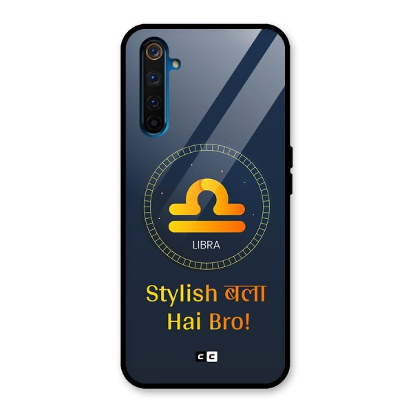 Stylish Libra Glass Back Case for Realme 6 Pro