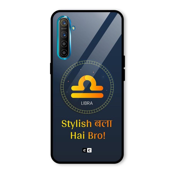 Stylish Libra Glass Back Case for Realme X2