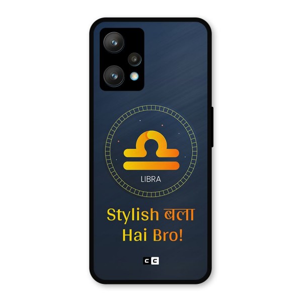 Stylish Libra Metal Back Case for Realme 9