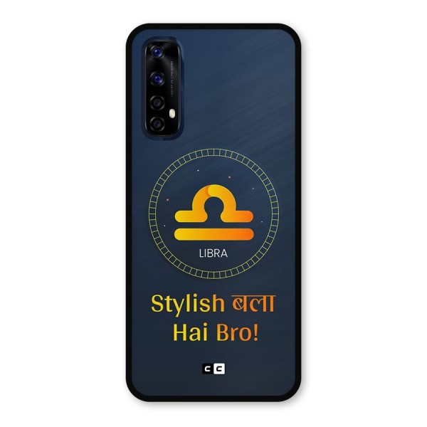 Stylish Libra Metal Back Case for Realme Narzo 20 Pro